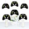 Big Dot of Happiness Game Zone - Game Controller Decorations DIY Pixel Video Game Party or Birthday Party Essentials - Set of 20
